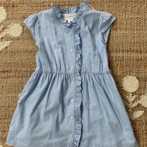 Olive Juice Light Blue Gingham Dress